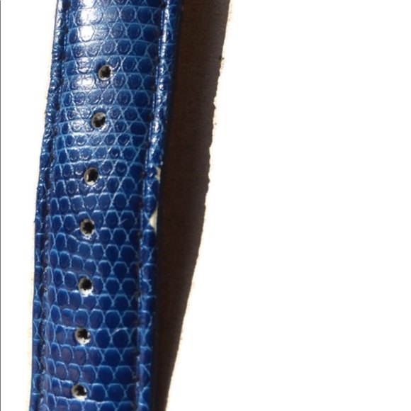 Blue Vincelli Watch with Faux Snake Skin Band - Picture 7 of 7